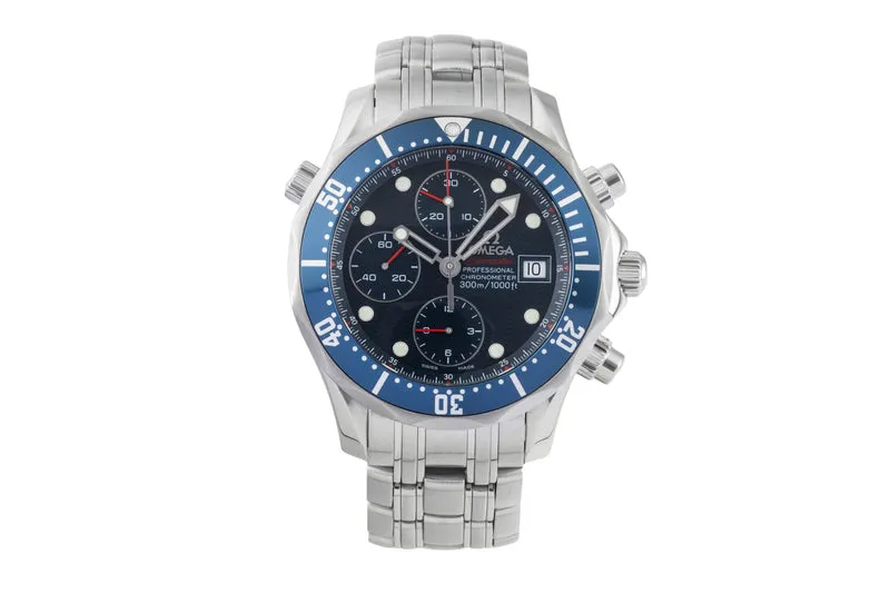 Omega Seamaster chronograph steel automatic men's watch 2225.80.00 [2601554]