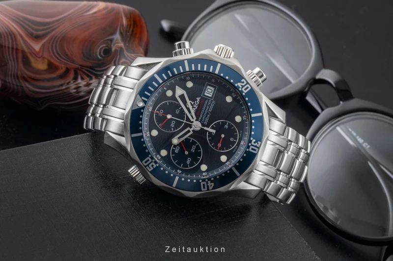 Omega Seamaster chronograph steel automatic men's watch 2225.80.00 [2601554]