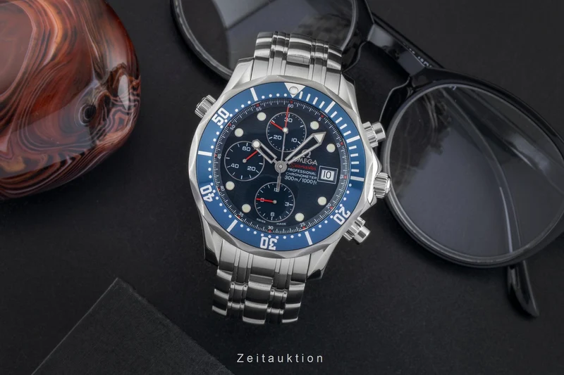 Omega Seamaster chronograph steel automatic men's watch 2225.80.00 [2601554]