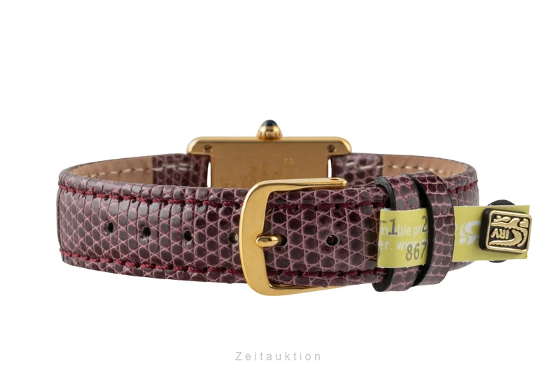 Cartier Tank silver-gilt quartz women's watch 5057001 [2601538]