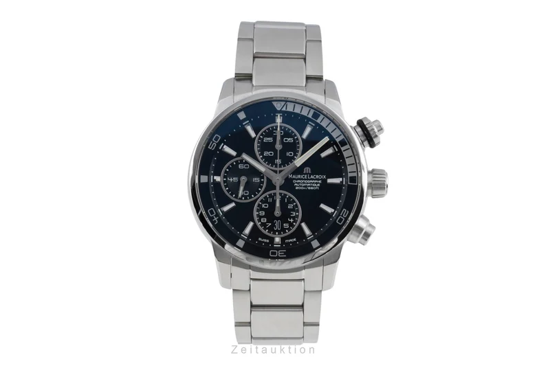 Maurice Lacroix Pontos chronograph steel automatic men's watch PT 6008-SS002-330 [2601284]