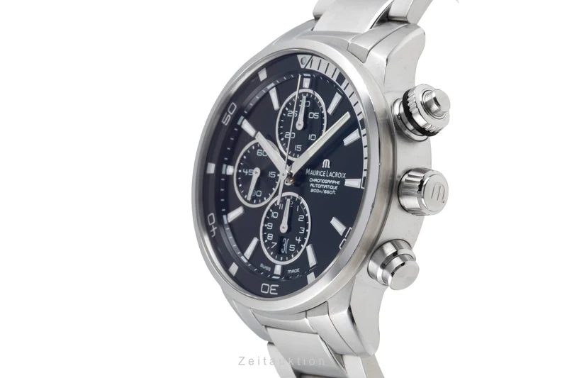 Maurice Lacroix Pontos chronograph steel automatic men's watch PT 6008-SS002-330 [2601284]