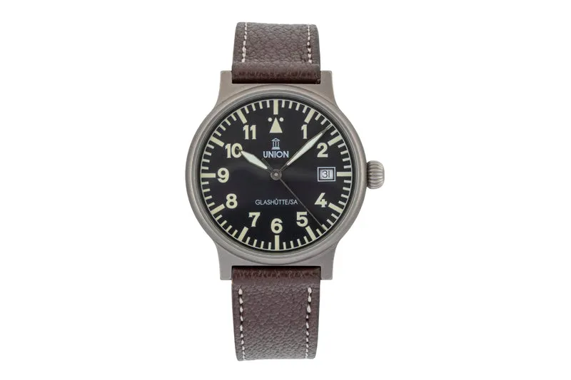 Union Glashütte Fliegeruhr titanium automatic men's watch [2601530]