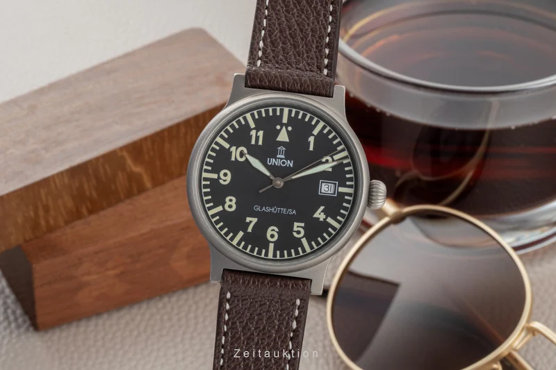 Union Glashütte Fliegeruhr titanium automatic men's watch [2601530]