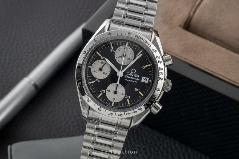 Omega Speedmaster chronograph steel automatic men's watch 3511.50.00 LP: 6100EUR [2601213]