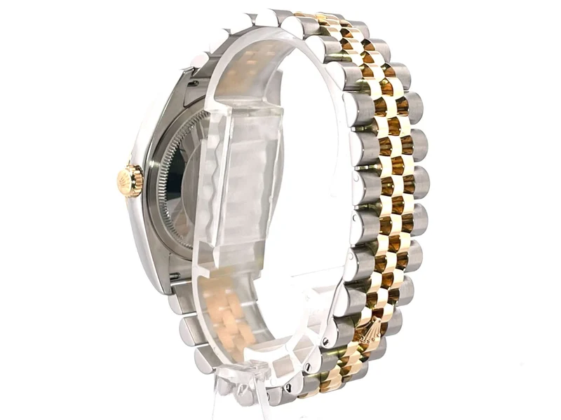 Rolex Datejust 36 Edelstahl Gold 116233 Champagner Jubile-Band LC100 2018