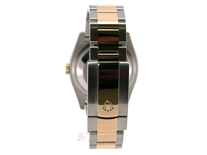 Rolex Datejust 36 Edelstahl Gelbgold 116233 Schwarz Römisch aus 2018