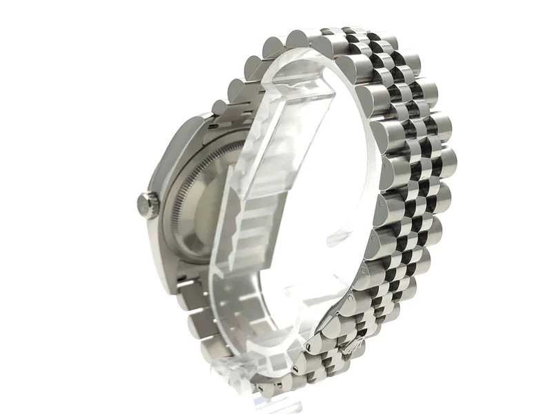 Rolex Datejust 36 Silber Diamant 116234 Jubile-Band ungetragen 2019