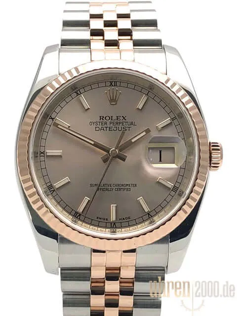 Rolex Datejust 36 116231 Pink Jubile-Band aus 2016