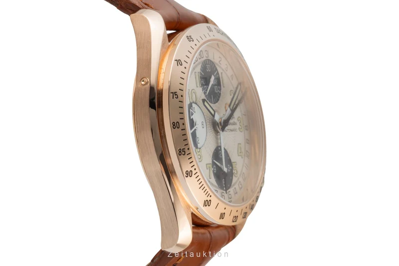 Omega Speedmaster Date chronograph 18 ct red gold automatic men's watch 175.0084 [2600982]