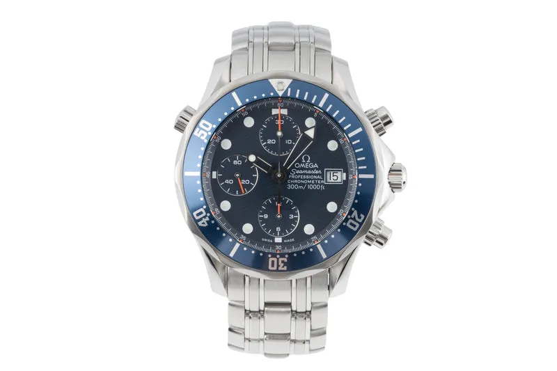 Omega Seamaster chronograph steel automatic men's watch 2599.80.00 [2600939]