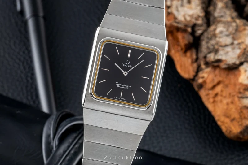 Omega Constellation steel quartz men's watch 395.0800 Vintage [2600075]