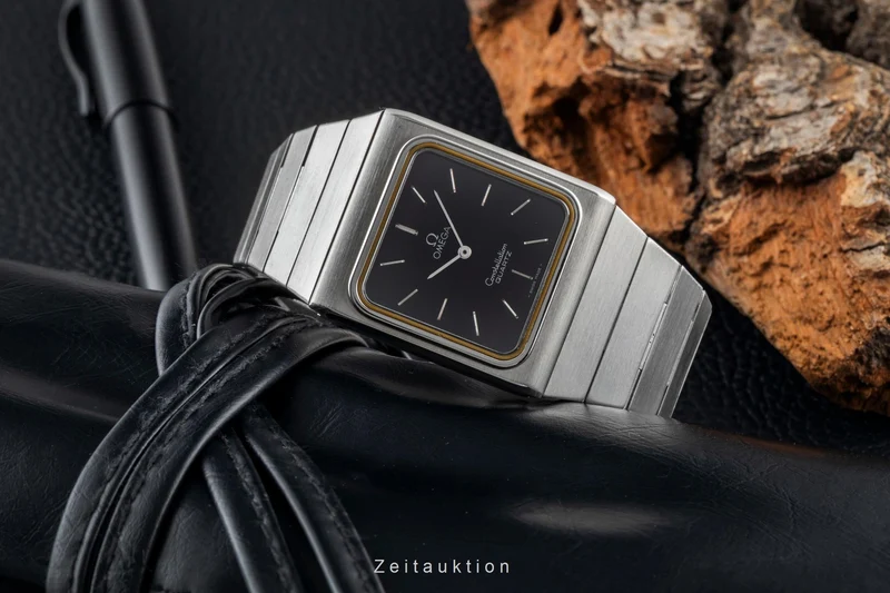 Omega Constellation steel quartz men's watch 395.0800 Vintage [2600075]