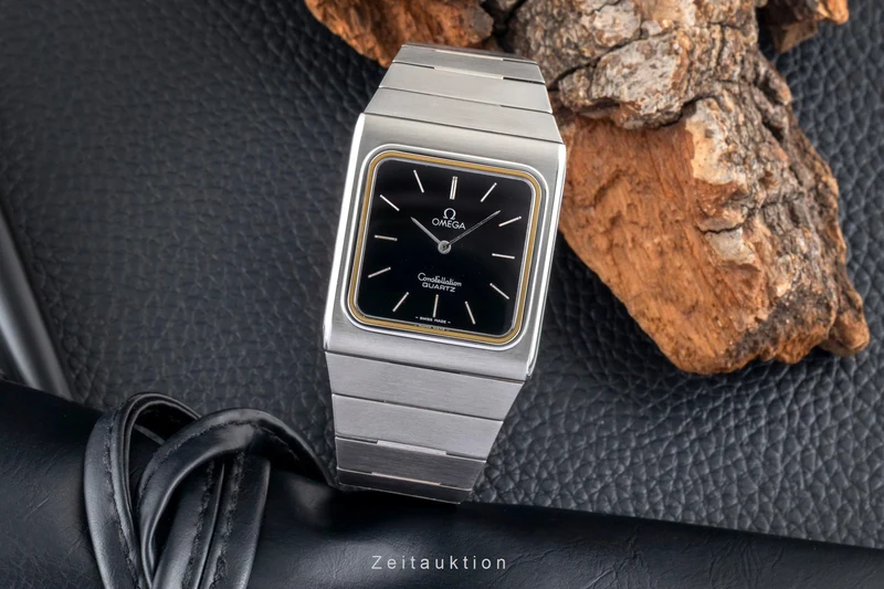 Omega Constellation steel quartz men's watch 395.0800 Vintage [2600075]