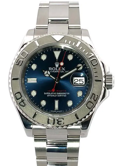 Rolex Yacht-Master 40 Edelstahl - Platin 116622 Blau aus 2018