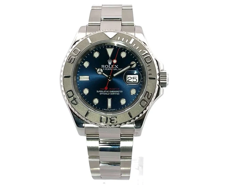 Rolex Yacht-Master 40 Edelstahl - Platin 116622 Blau aus 2018