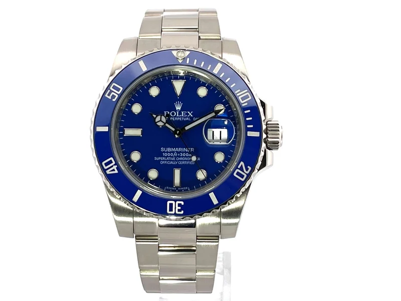 Rolex Submariner Date Weißgold 116619LB aus 2010 V-Serie