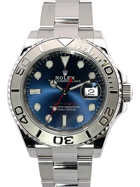 Rolex Yacht-Master 40 Edelstahl - Platin 116622 Blau aus 2018