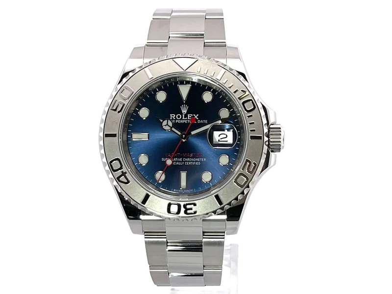 Rolex Yacht-Master 40 Edelstahl - Platin 116622 Blau aus 2018