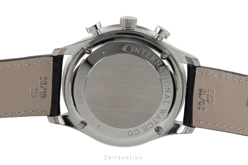 IWC Portugieser chronograph steel automatic men's watch IW371447 LP: 9100EUR [2601377]