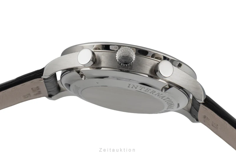 IWC Portugieser chronograph steel automatic men's watch IW371447 LP: 9100EUR [2601377]
