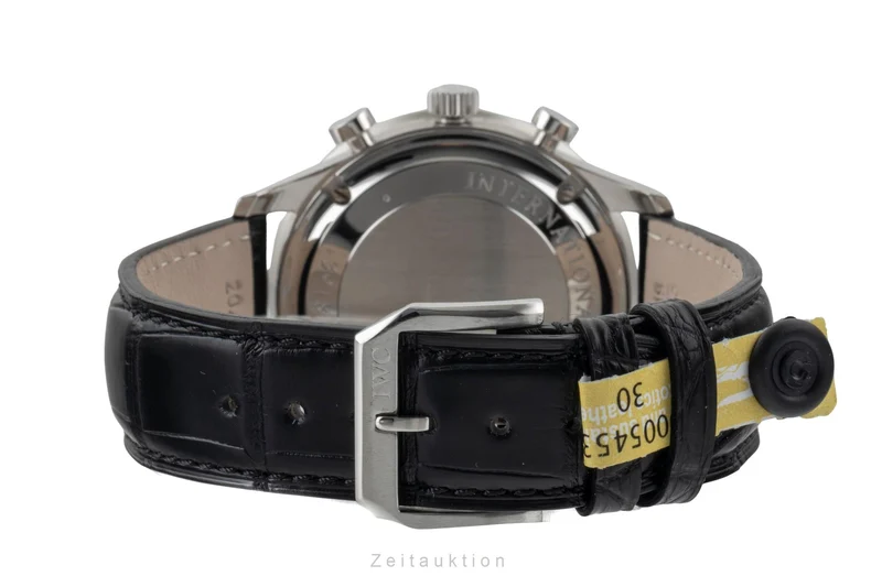 IWC Portugieser chronograph steel automatic men's watch IW371447 LP: 9100EUR [2601377]