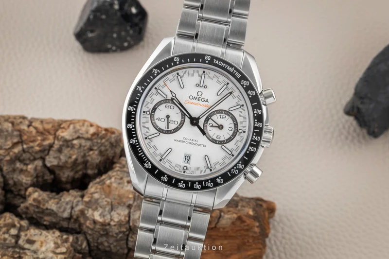Omega Speedmaster Racing chronograph steel automatic men's watch 329.30.44.51.04.001 LP: 10400EUR [2601133]