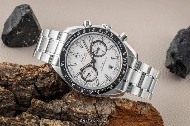 Omega Speedmaster Racing chronograph steel automatic men's watch 329.30.44.51.04.001 LP: 10400EUR [2601133]