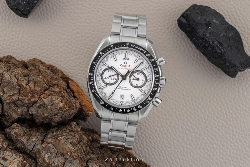 Omega Speedmaster Racing chronograph steel automatic men's watch 329.30.44.51.04.001 LP: 10400EUR [2601133]
