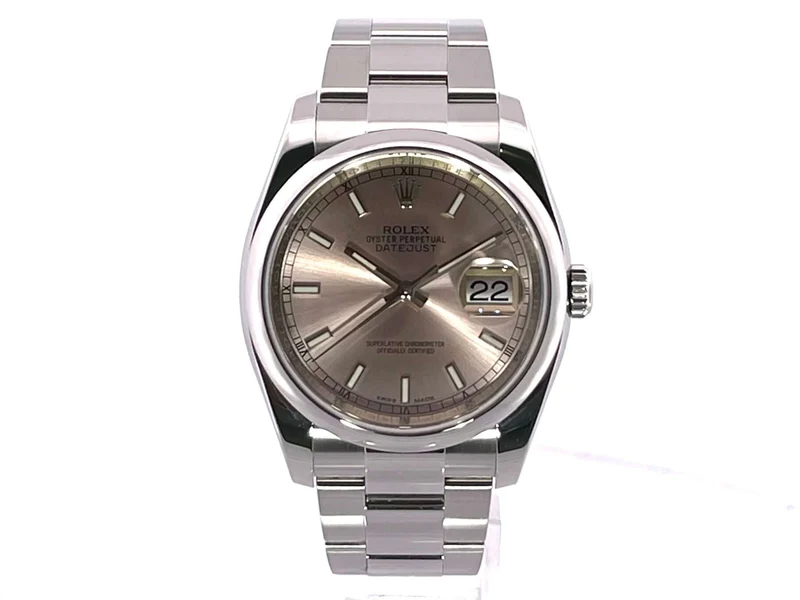 Rolex Datejust 36 Edelstahl 116200 Pink aus 2017 LC100
