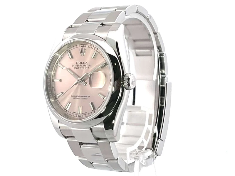 Rolex Datejust 36 Edelstahl 116200 Pink aus 2017 LC100