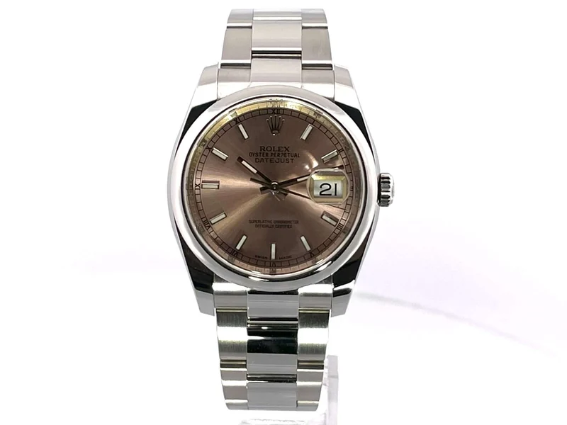 Rolex Datejust 36 Edelstahl 116200 Pink aus 2018