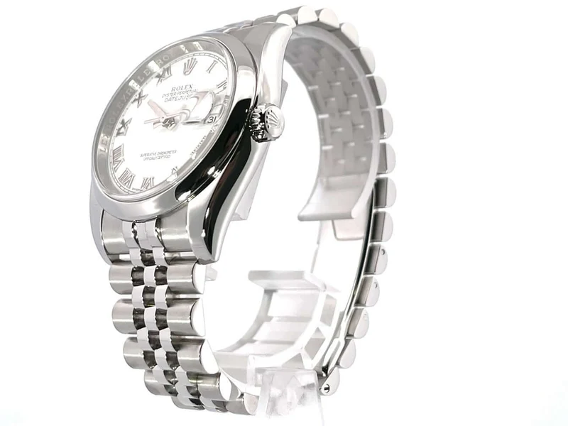 Rolex Oyster Datejust 36 116200 Weiß R Jubile-Band 2009 LC100