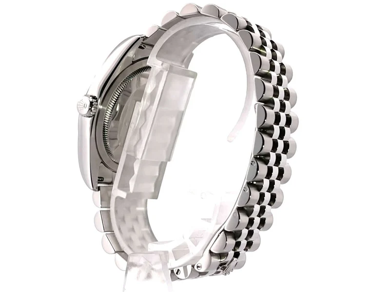 Rolex Oyster Datejust 36 116200 Weiß R Jubile-Band 2009 LC100