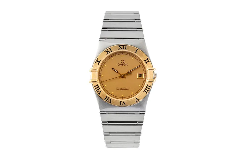 Omega Constellation steel / gold quartz men's watch 396.1070, 396.1080 [2601004]