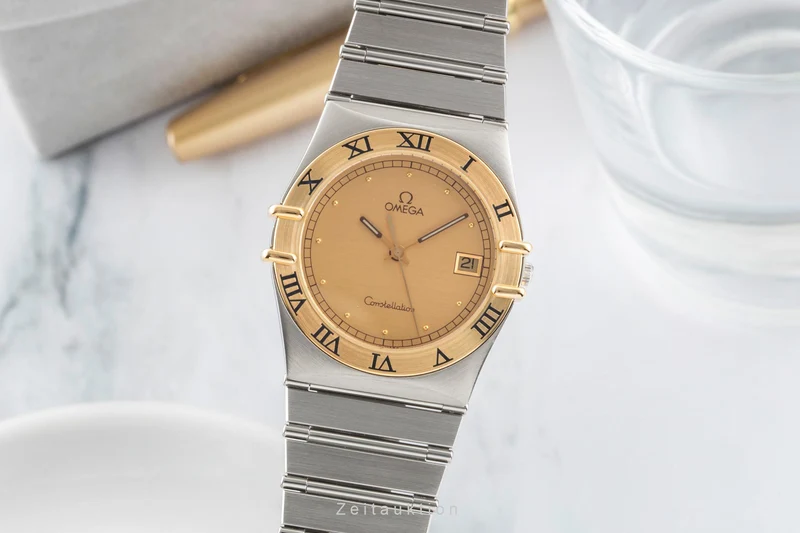 Omega Constellation steel / gold quartz men's watch 396.1070, 396.1080 [2601004]