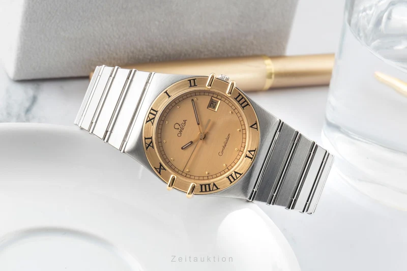 Omega Constellation steel / gold quartz men's watch 396.1070, 396.1080 [2601004]