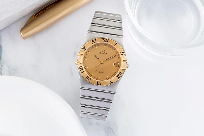 Omega Constellation steel / gold quartz men's watch 396.1070, 396.1080 [2601004]