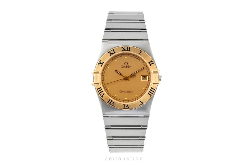 Omega Constellation steel / gold quartz men's watch 396.1070, 396.1080 [2601004]