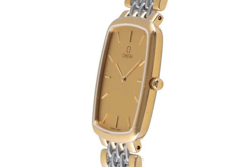 Omega De Ville gilt-brass quartz unisex 395.0876.2 [2507483]
