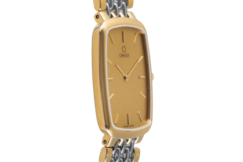 Omega De Ville gilt-brass quartz unisex 395.0876.2 [2507483]