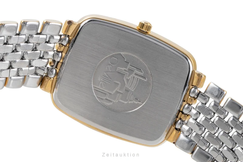 Omega De Ville gilt-brass quartz unisex 395.0876.2 [2507483]