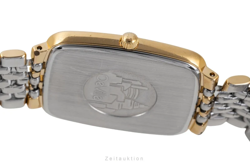 Omega De Ville gilt-brass quartz unisex 395.0876.2 [2507483]