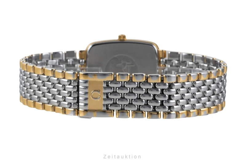 Omega De Ville gilt-brass quartz unisex 395.0876.2 [2507483]