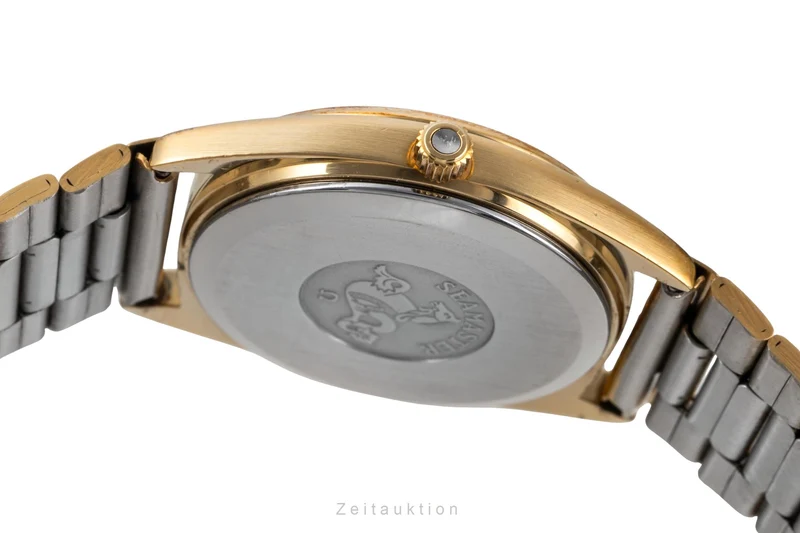 Omega Seamaster gilt-brass quartz men's watch 196.186 396.0910 Vintage [2507431]