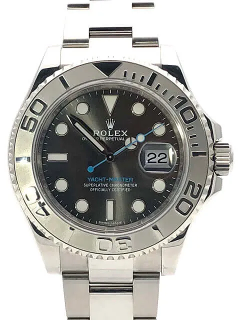 Rolex Yacht-Master 116622 Edelstahl Platin Rhodium aus 2019