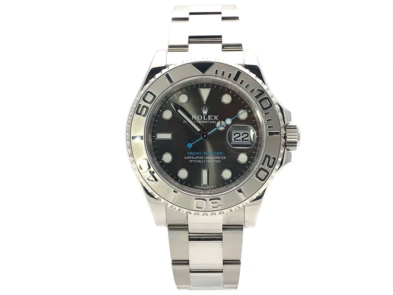 Rolex Yacht-Master 116622 Edelstahl Platin Rhodium aus 2019