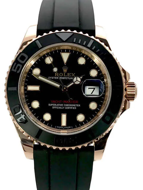 Rolex Yacht-Master 116655 Everose-Gold LC100 aus 2017