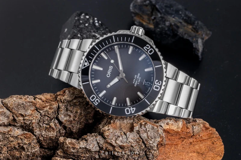 Oris Aquis Date steel automatic men's watch 01 400 7769 4154-07 8 22 09PEB [2507363]