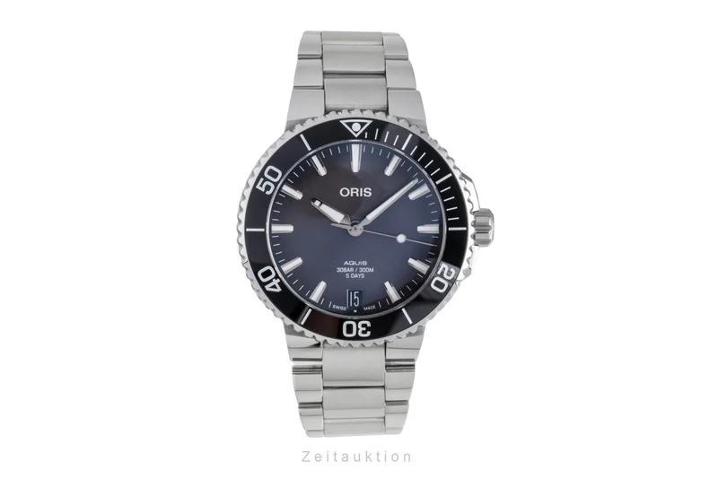Oris Aquis Date steel automatic men's watch 01 400 7769 4154-07 8 22 09PEB [2507363]